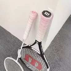 Cor gradiente raquete de Badminton mão cola absorvente de suor antiderrapante respirável absorção de choque