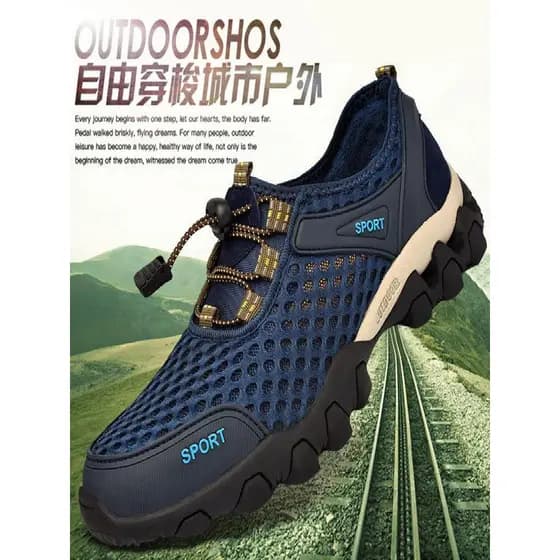 River-Up sapatos masculinos verão caminhadas ao ar livre caminhadas antiderrapante lazer esportes Wading sandálias de pr