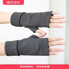 Outono inverno luvas quentes dupla camada engrossado masculino feminino alemão veludo meio dedo estilo ciclismo à prova