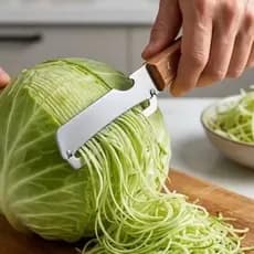 Faca multifuncional três em um, aço inoxidável, corte de flores, ferramenta útil para descascar alface, vegetais domésti