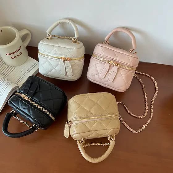 2026 primavera verão novo produto portátil Mini saco losango pequena fragrância corrente saco All-Match um ombro mensage
