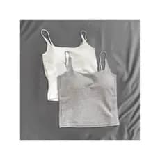 Americano quente menina exterior Wear com almofada no peito suspensórios feminino verão primavera outono alças de ombro