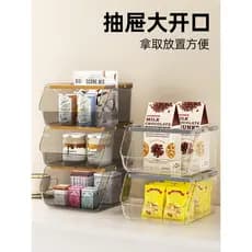 Caixa de armazenamento de mesa grande capacidade lanche diversos cesta de armazenamento mesa de escritório empilhável ca