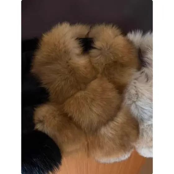 Imitação de pele de raposa com cachecol de pele de coelho Rex extravagante mais magro olhar cachecol de pele inverno que