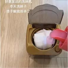 Máquina de lavar meias pequena máquina de lavar roupa mini meias automáticas máquina de lavar eletrodomésticos de simula