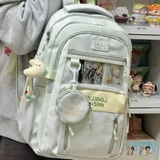 Mochila para computador de grande capacidade para estudantes do ensino médio para meninas do ensino médio
