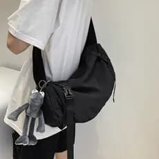Bonito bolsa de ombro ins japonês funcional ferramentas saco masculino saco do mensageiro rua Wear grande capacidade bol