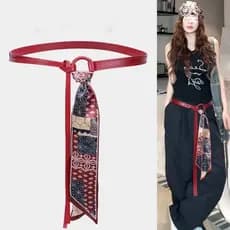 Calças ornamentos decoração na moda legal Punk Wear Visual Hip Hop nicho masculino feminino único High-End pingente fita