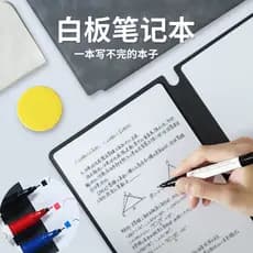 Pequeno quadro branco caderno Desktop bloco de notas móvel placa de escrita apagável Mini quadro branco caderno memorand