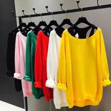 Camisola terno conjunto de duas peças outono inverno Plus Size feminino fresco simples Commuter versão coreana solto est