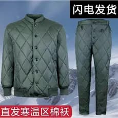 Genuíno Cold Zone Exército Verde Jaqueta Acolchoada de Algodão Jaqueta Acolchoada Padrão Inverno Ramo de Pinheiro Verde