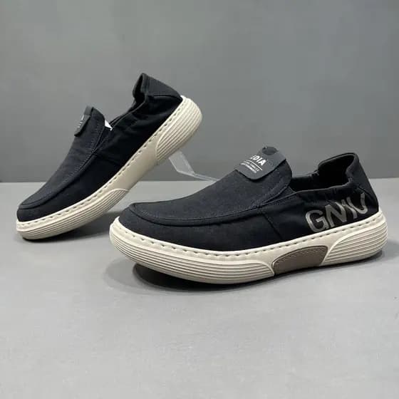 Shi moda tendência Casual respirável sapatos de lona primavera novo estilo All-Match leve tênis de tecido de malha