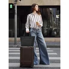 2025 novo estilo elegante All-Match bolsa de um ombro feminina simples cor sólida grande capacidade saco Casual Com