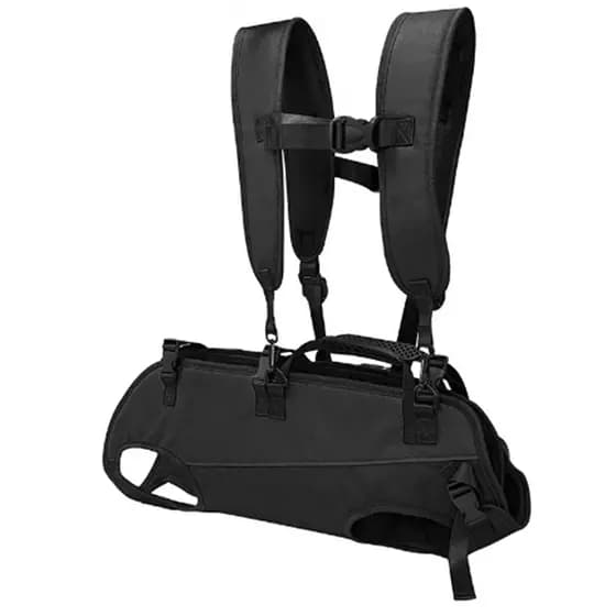 Mochila para animais de estimação multifuncional portátil Horizontal cão portátil Pull-Up trela respirável equitação ao