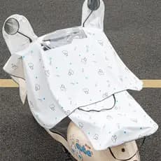 Cabeça de bicicleta elétrica frente protetor solar capa chuva bateria motocicleta pára-brisa à prova ddustágua poeira ca