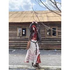 Estilo de férias terno Retro jaqueta de couro do plutônio xadrez estilingue vestido feminino verão saia de renda terno d