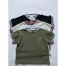 90-150 tamanho meninos meninas pm camisetas crianças japonês de manga curta em torno do pescoço meninos camisetas pequen