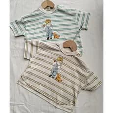 Meninos meninas camisetas crianças estilo japonês puro algodão de manga curta em torno do pescoço meninos camisetas pequ