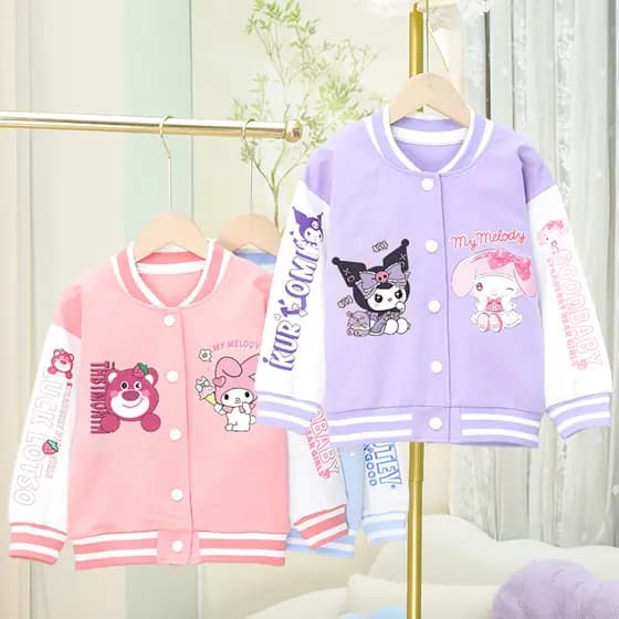 Meninas 2024 novo estilo uniforme de beisebol jaqueta primavera outono estilo ocidental influenciador bebê primavera cri