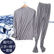 Pijama masculino Modal primavera outono manga comprida outono inverno Homewear masculino juventude Plus Size terno pode