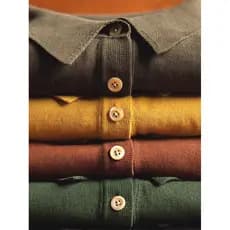 Camisa polo masculina de luxo italiano mercerizado algodão gelo seda malha camisa polo de manga curta lapela macacão de