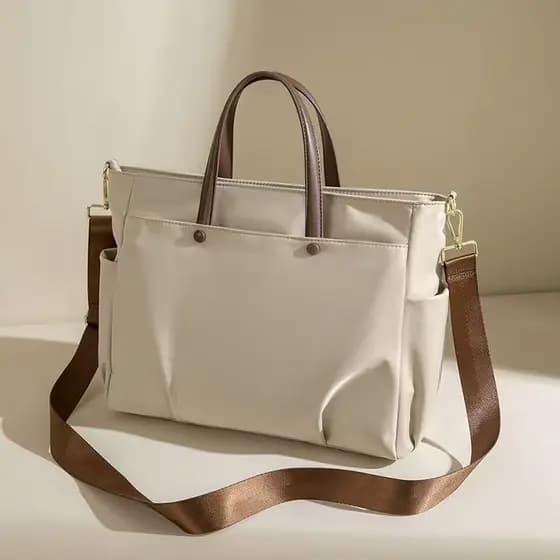 Notebook 53cm bolsa de computador senhoras portátil cross-body maleta trabalho Commuter grande capacidade ombro cross-bo