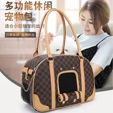 Moda gato saco pet Outing bolsa multifuncional pet bolsa de ombro bonito pet viajar gato mochila com rolo cego