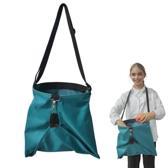 Ao ar livre novo estilo avental cozinha doméstico à prova dwaterproof água avental colheita de frutas saco avental conve