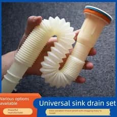 Universal antiquado cerâmica bacia Mop piscina escorredor bacia vegetal telescópico conjunto de esgoto dreno
