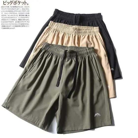 Bedoha Shorts masculinos de secagem rápida verão ao ar livre calças cortadas finas shorts grandes masculinos soltos shor