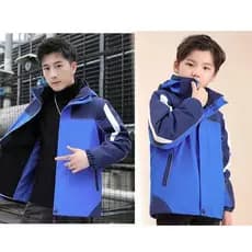 Bedoha Big Kids Inverno Três em Um Jaqueta Masculina Esportes Ao Ar Livre Crianças Jaqueta Forro Removível Engrossada