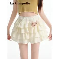 Lasher sino puro desejo doce babados bolo saia feminina verão novo estilo Ballet estilo pequena saia fofa