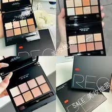 R REC Paleta de sombras Ruike Multifuncional Portátil Revista Japonesa Maquiagem Coreana Reparação Blush Terra Alto Bril