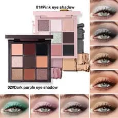Cross-Border MAFFICK Multicolor Sombra Fosca Cor Terra Sombra Pérola Creme Nove Cores Paleta de Sombras Europeu American