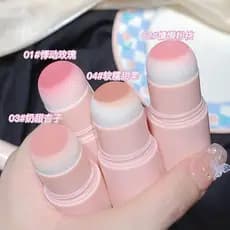 ZVEV blush em bastão, expansão monocromática, cor, blush, desejo puro, fosco, baixa saturação, multiuso, leve, blush fac