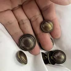 Casaco botão textura ouro antigo novo terno camisa feminina Tang terno camisa versão coreana incluída botões de borda de