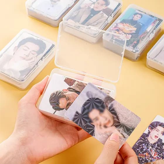 Caixa de armazenamento de cartão pequeno estrela foto cuco cartão auto-impressão estrela perseguindo cartão 10cm Polaroi