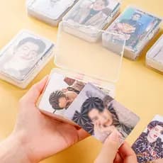 Caixa de armazenamento de cartão pequeno estrela foto cuco cartão auto-impressão estrela perseguindo cartão 10cm Polaroi