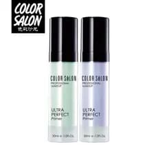 Cor salão de beleza maquiagem primer creme maquiagem primer roxo verde Natural hidratante primer maquiagem primer inicia