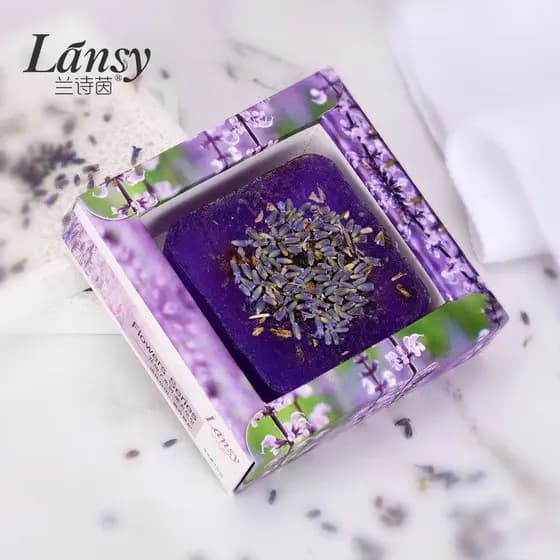 Sabonete artesanal de lavanda, óleo essencial, sabonete facial, limpeza, sabonete de banho, remoção de Acne, controle de