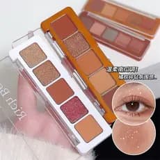 Paleta de sombras de cinco cores de urso rico em pó delicado perolado fino piscando batatas picadas barato cor terra som