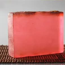 Sabonete hidratante de óleo essencial de flor transparente de rosa vermelha Sabonete artesanal Sabonete de limpeza de ól