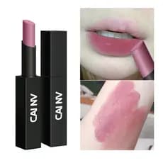Batom rosa cinza de baixa saturação, cor Nude, cor rosa seca, pasta de feijão fumê, cor de longa duração, copo antiadere