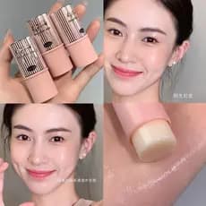 Estilo coreano maquiagem Pseudo-Face hidratante pele iluminador água brilho vara iluminando Natural com perolado fino br
