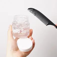 Gel creme de cabelo quebrado geléia gel estilo cabelo geléia maquiagem artista penteado especial cera de cabelo feminino