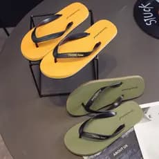 Sandálias masculinas de sola macia novos produtos exclusivos moda ao ar livre Wear na moda Flip-Flops masculino verão ao