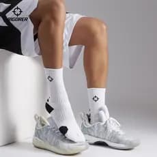Meias de basquete padrão toalha inferior meias Mid-Tube profissional esportes bola meias Elite meias masculinas de alta