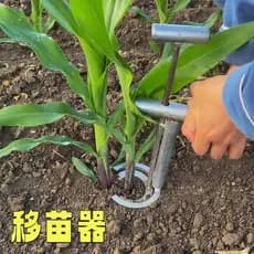 Plantador de mudas de aço inoxidável, ferramenta útil para transplante de vegetais, perfurador de purê de mudas, ferrame