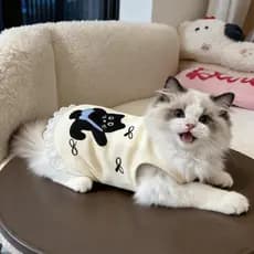 Cão de estimação roupas de gato Anti-voador primavera verão Dachshund bonito colete bordado dos desenhos animados com fi