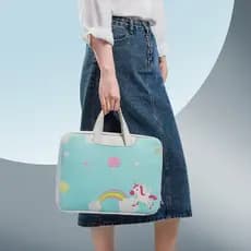Fabricante novo estilo moda influenciador menina saco de computador simples à prova de choque maleta portátil 47cm saco